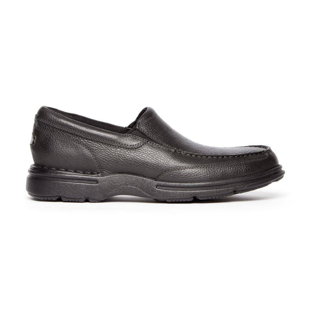 Pantofi De Mers Barbati Rockport Prowalker Eureka Plus Slip-On Negrii - Romania 7984-WSFYO